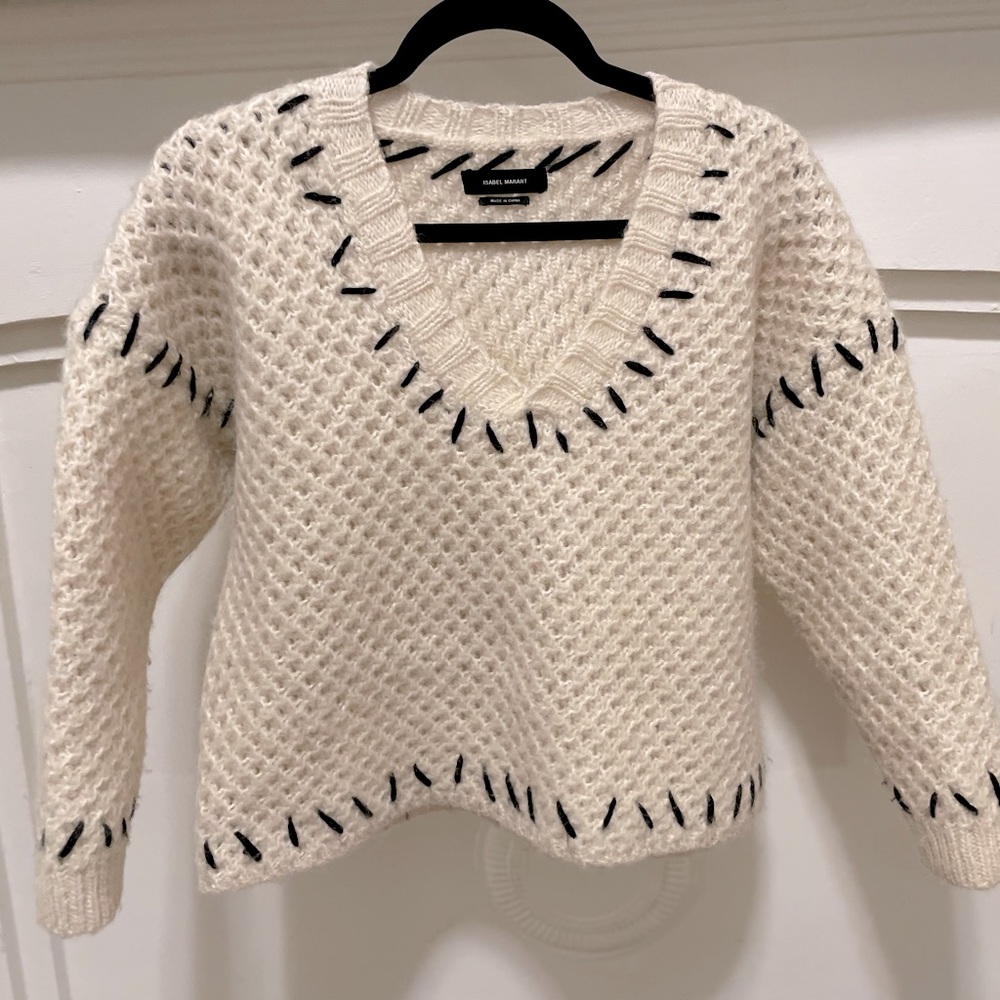 Isabel Marant cropped wool sweater